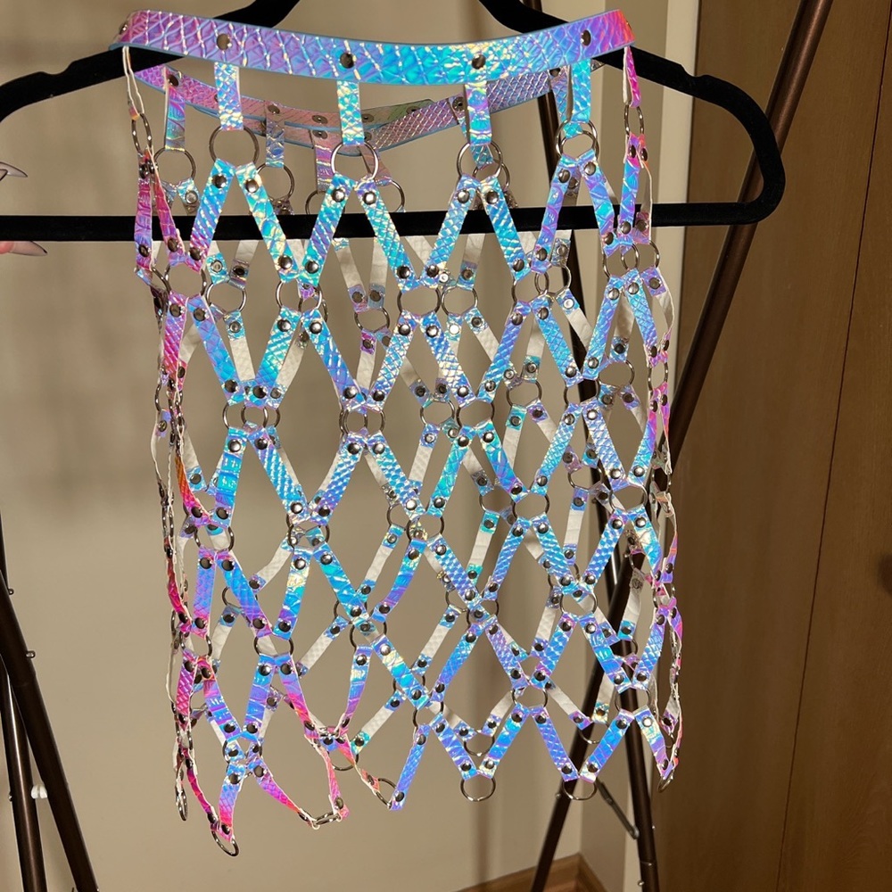 Vinyl ethereal skirt